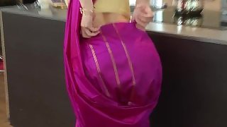 Big Ass Indian MILF fucked hard in the pussy and ass by young guy