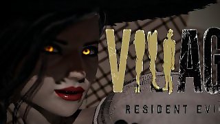 Resident Evil Village: Tall Vampire Lady Dimitrescu domination fuck  Honey Select 2