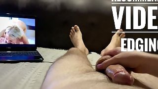 Hot squirming pleasure [12:40] and post orgasm torture. Playing cockhero